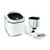 Moulinex OW2101 Pain Doré Macchina del Pane, 720 W, 1 kg, 12 Programmi Automatici, 3 Livelli di Peso e Doratura, Schermo LCD, Macchina per Pane, Pizza, Pasta, Dolci, Marmellate, Ricettario Incluso