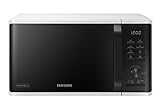 Samsung Microonde Mg23K3515Aw Forno Microonde Grill Combinato, 23 Litri, 800 W, Grill 1100 W, Bianco, 48.9 x 39.2 x 27.5 cm; 13 Kg