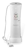 MACOM Just Kitchen 861 Frozy Ice Crusher Tritaghiacchio Elettrico per Granite e Cocktail, 30 W, 56 Decibel, Plastica, Bianco