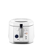 De'Longhi F28533.W1 RotoFry Friggitrice, 1800 W, 1.3 Litri, Plastica, Bianco