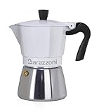 Barazzoni Moka Caffettiera Ibrida 3 Tz-Adatta ai Piani ad Induzione, Acciaio, 3 Tazze