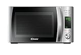 Candy COOKinAPP CMXG20DS Microonde con Grill, App Cook-in, 700W, 20 L, 40 Ricette, 44x35,75x25,9 cm, Argento