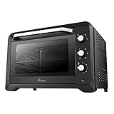 Ardes Magnus Ar6245Pb, Fornetto Elettrico Ventilato Capienza 45 Litri 6 Funzioni Cottura Timer Doppio Vetro Con Accessori, Nero, ‎56.4 x 41.5 x 36.3 cm; 9.77 Kg