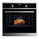 Electrolux EOC5H40X Forno Elettrico da Incasso, Capacità 72 L, Multifunzione Ventilato Cottura a Vapore, Potenza 2780 W, Inox