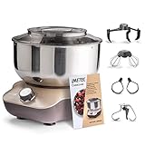 Imetec CakeLover, Impastatrice Planetaria per Dolci, Creme e Impasti Salati, Accessoriata, Compatta, 1500W, Fruste, Pale e Ganci, Contenitore Inox, 5 Litri, 6 Velocità, Ricettario