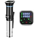 KEAWEO Sous Vide 1100W Slow Cooker Circolatore Termico, roner cucina professionaleTermocircolatore a Immersione per Cottura a Bassa Temperatura Sottovuot Display Touch LCD