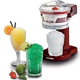 Ariete 78 Sweet Granita Macchina per Granita, Lama Acciaio Inox, Funzione Tritaghiaccio, 30 W, Rosso