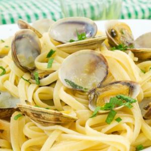 Linguine con lupini