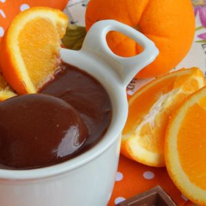 Crema al'arancia e cioccolato